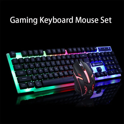GTX300 QW RGB Keyboard and Mouse Gaming Set