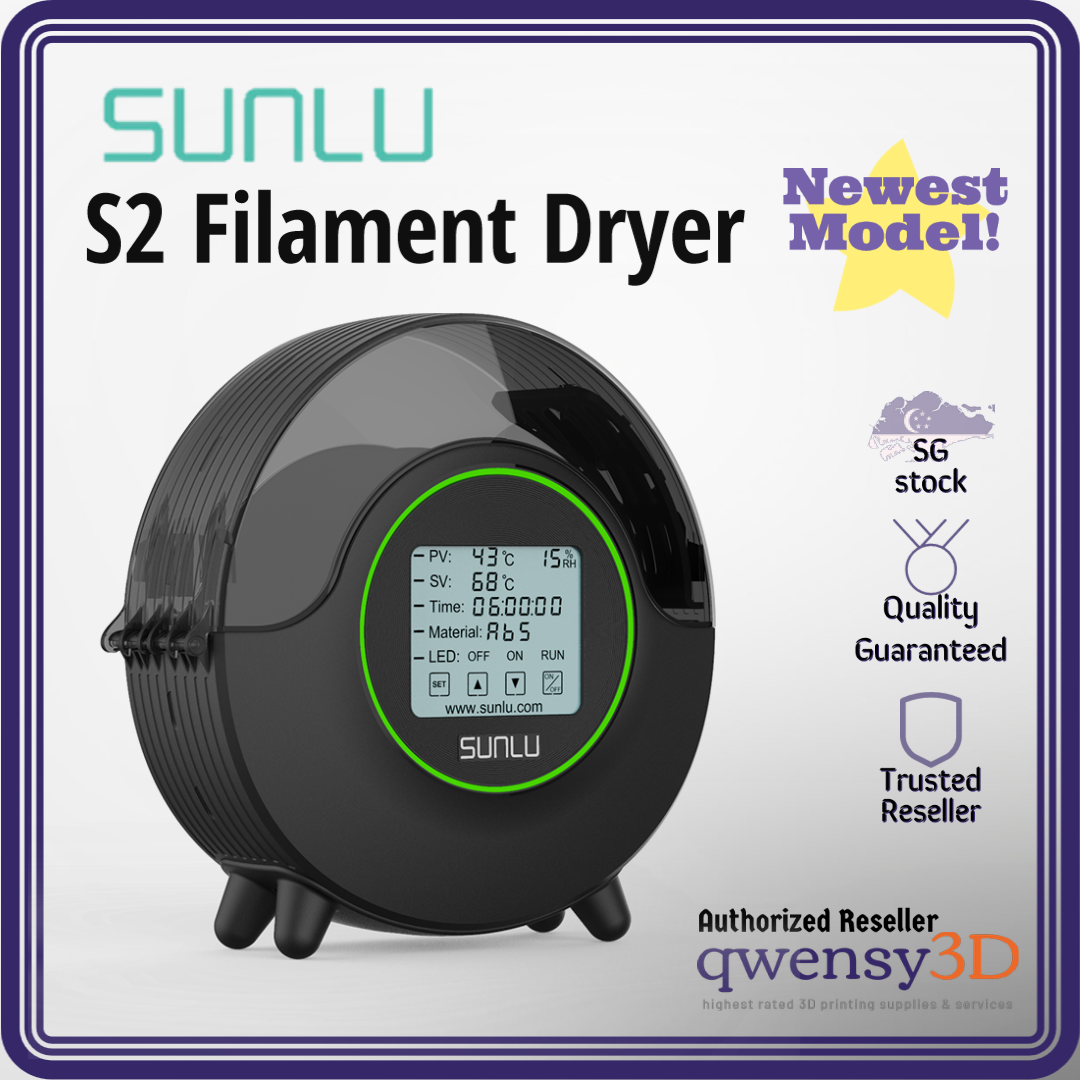 Sunlu Filament Dryer S2 - Advanced Solution for Wet Filaments | No More Poor Printing (Upgraded Version)