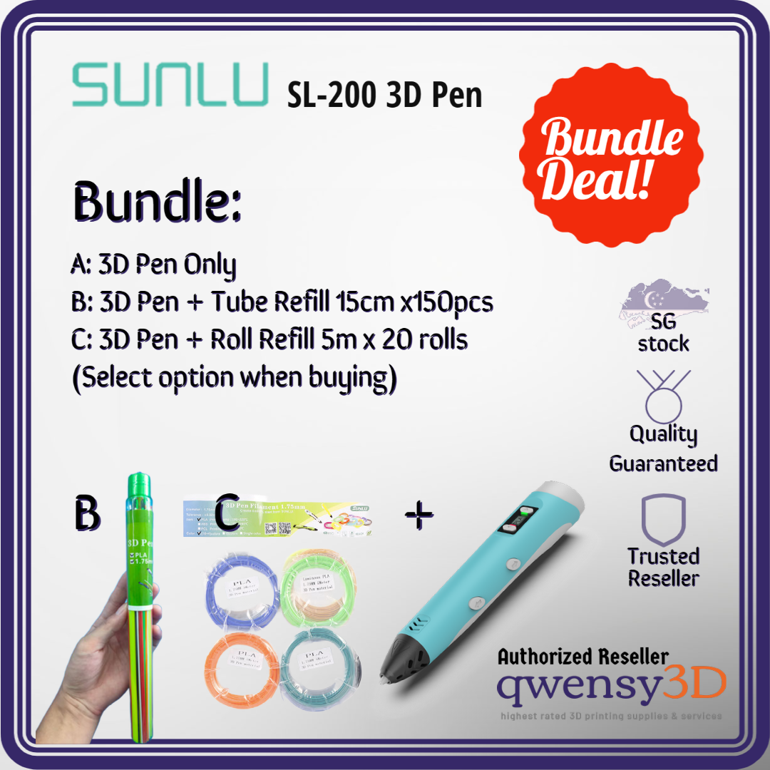 Sunlu SL-200 3D Pen - Start Your Creativity Journey with this Versatile & Affordable 3D Pen