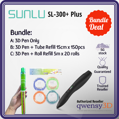 Sunlu SL-300 PLUS 3D Pen - Unlock Your Creativity with the Advanced, Latest 3D Pen Model