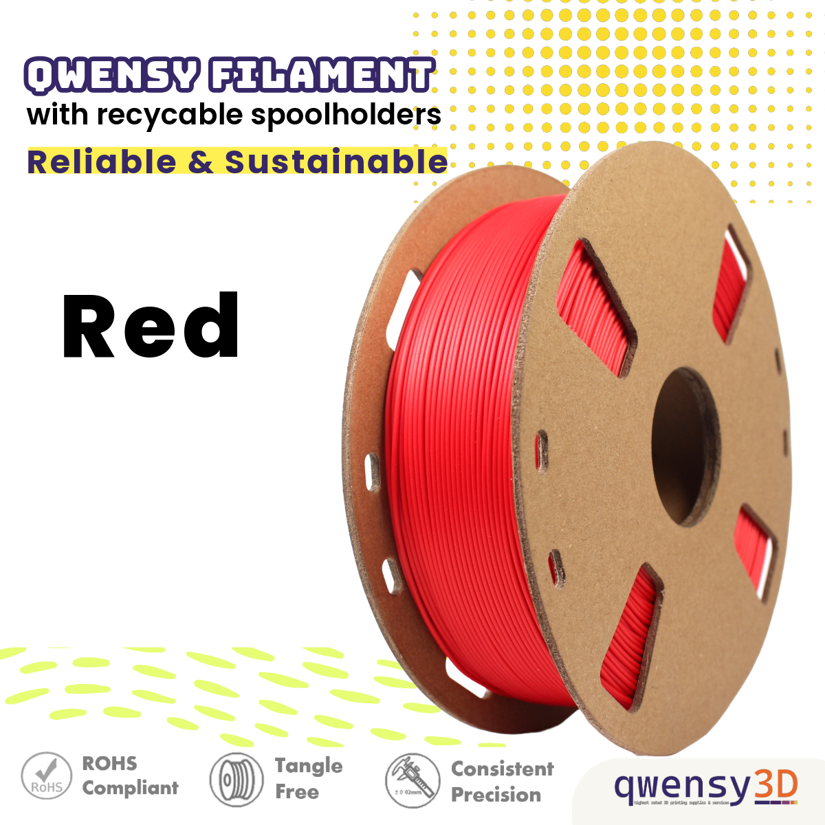 qwensy PETG Hyper FIlament for Super Fast, Super Quality, Durable 3D Printing