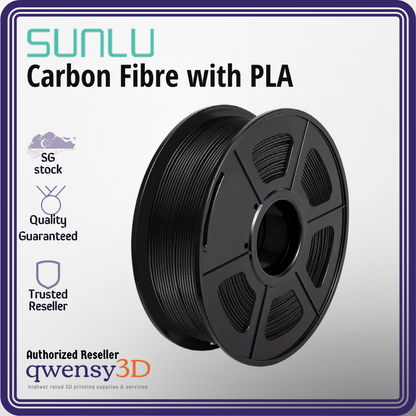 Sunlu Carbon Fibre PLA Filament - Strong and Lightweight