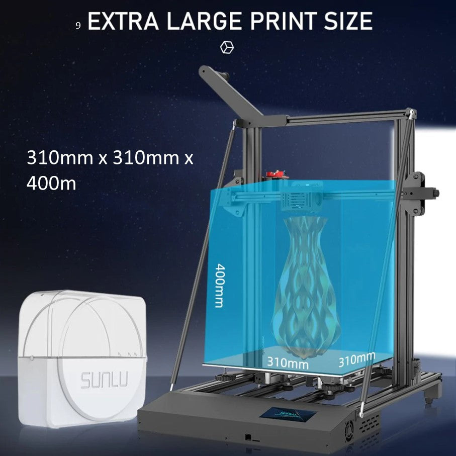 Sunlu S9 Plus 3D Printer - Large Volume, Advanced Printer for Creative 3D Printing