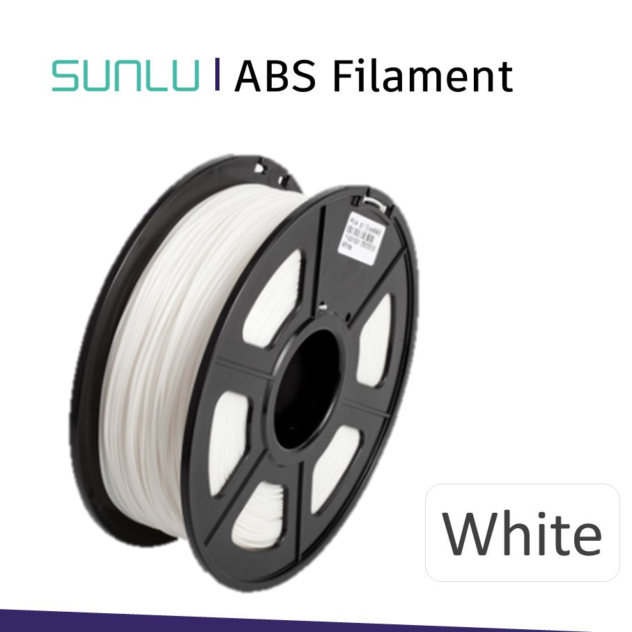 Sunlu ABS Filament for 3D Printing - Strong, Sturdy, and High-Quality Filament for Reliable Print Results