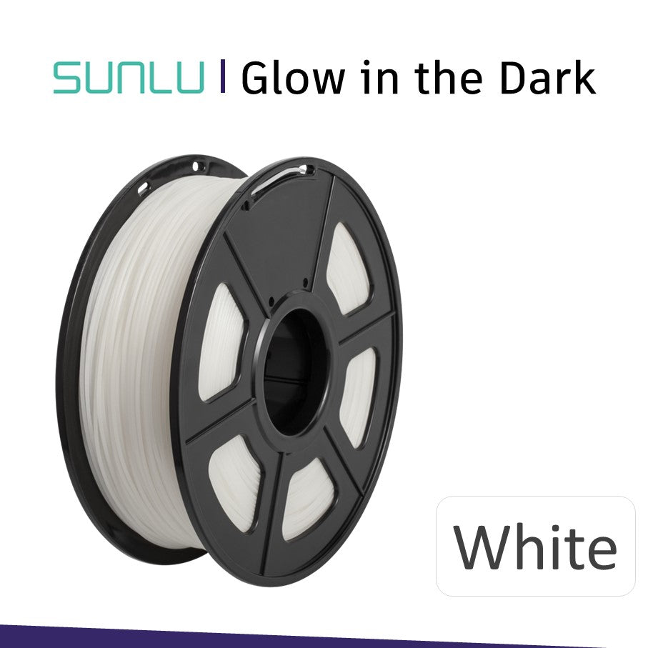 Sunlu PLA Glow in the Dark Filaments - High-Quality 3D Printing Filament with Ready SG Stock